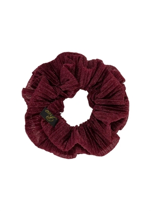 Plisse scrunchies Bordo Pico 